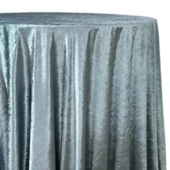 1pc - Lush Velvet Table Linen In Copen Perry (120" Round)