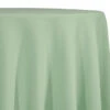1pc - Premium Poly (Poplin) Table Linen 120" Round - Mint 1320