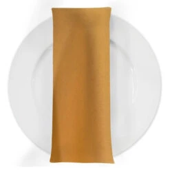 Premium Poly (Poplin) Table Napkin In Mustard 1340