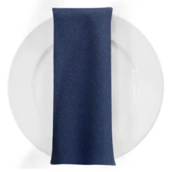 Premium Poly (Poplin) Table Napkin In Navy 1245