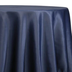 Lamour (Dull) Satin Table Linen In Navy 1245