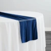 10pcs - Luxury Plush Velvet Table Runner 14"x120" - Navy
