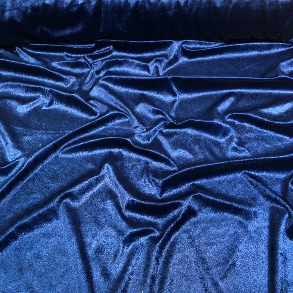 Lush Velvet Table Linen In Navy 2 Lush Velvet Table Linen In Navy - Image 2