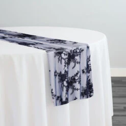 Laylani Lace Table Runner In Navy