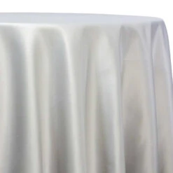 Lamour (Dull) Satin Table Linen In Off White 1105