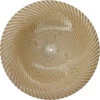 Omni Swirl - Glass Charger Plate In Champagne (Item # 0347)