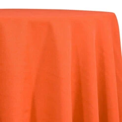 Premium Poly (Poplin) Table Linen In Orange 1405
