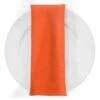 Premium Poly (Poplin) Table Napkin In Orange 1405