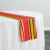 Multi-Color Stripe Table Runner In Sombrero