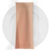 Premium Poly (Poplin) Table Napkin In Peach 1177
