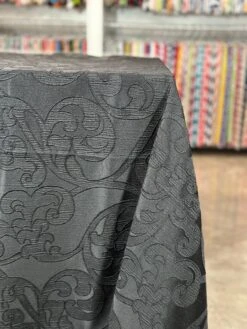 1pc. - Classic Jacquard Table Linen In Black (108"x156" Banquet) 10 1pc. - Classic Jacquard Table Linen In Black (108"x156" Banquet) -Urquid Linen Shop PhotoJan162023 34854PM