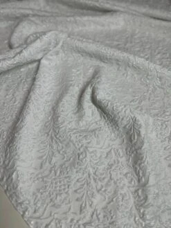 Lucia Jacquard Table Linen In White 15 Lucia Jacquard Table Linen In White -Urquid Linen Shop PhotoJan172023 24105PM