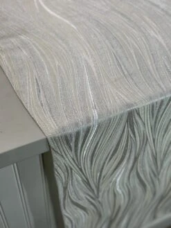 1pc - Allure Jacquard Table Linen In Ivory (132" Round) -Urquid Linen Shop PhotoJan192023 21909PM