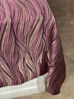 1pc - Allure Jacquard Table Linen In Mauve (132" Round) -Urquid Linen Shop PhotoJan192023 22021PM