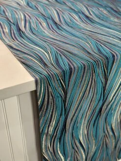 Allure Jacquard Table Linen In Blue -Urquid Linen Shop PhotoJan192023 22337PM 1