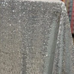 Glitz Sequins Table Linen In Silver -Urquid Linen Shop PhotoJan202023 120835PM
