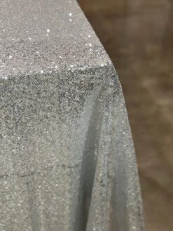 Glitz Sequins Table Linen In Silver -Urquid Linen Shop PhotoJan202023 120839PM