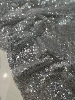 Glitz Sequins Table Linen In Silver -Urquid Linen Shop PhotoJan202023 120908PM