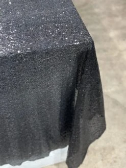 Glitz Sequins Table Linen In Black -Urquid Linen Shop PhotoJan202023 20614PM