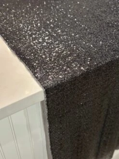 Glitz Sequins Table Linen In Black -Urquid Linen Shop PhotoJan202023 20623PM