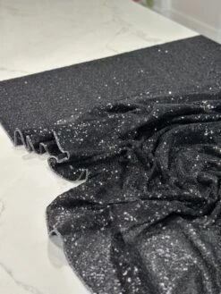 Glitz Sequins Table Linen In Black -Urquid Linen Shop PhotoJan202023 20701PM