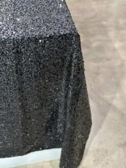 1pc - Taffeta Sequins Table Linen 90"x132" Banquet - Black -Urquid Linen Shop PhotoJan242023 115717AM b88c6dcd cdcf 4743 80af bb8f885479fa