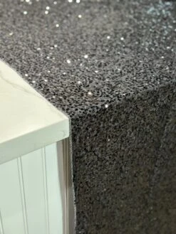 1pc - Taffeta Sequins Table Linen 90"x132" Banquet - Black -Urquid Linen Shop PhotoJan242023 115726AM 53e5e840 a084 44bf a7a8 4a7b2b96cb7d