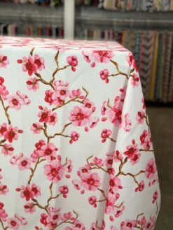 Cherry Blossom (Poly Print) Table Linen -Urquid Linen Shop PhotoJan262023 31000PM