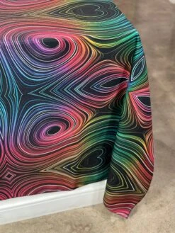 1pc. - Neon Abstract (Poly Print) Table Linen (120" Round) -Urquid Linen Shop PhotoJan262023 31338PM 2