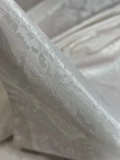 Damask Poly Table Linen In Ivory -Urquid Linen Shop PhotoJul172023 112236AM