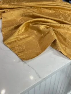 1pc - Damask Poly Table Linen 126" Round - Gold 1326 -Urquid Linen Shop PhotoJul172023 112521AM 793d93f8 43f3 456e 939c f1dc07a1985f
