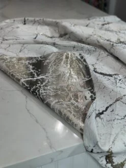 Marble Jacquard Table Linen In Silver -Urquid Linen Shop PhotoJul172023 124600PM
