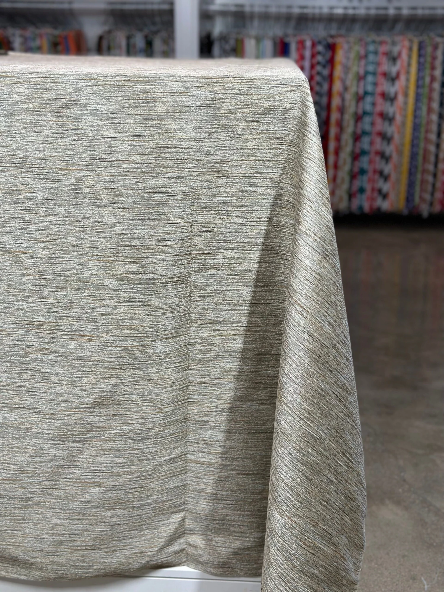 1pc - Sterling Jacquard Table Linen 120" Round - Champagne 3 1pc - Sterling Jacquard Table Linen 120" Round - Champagne - Image 3