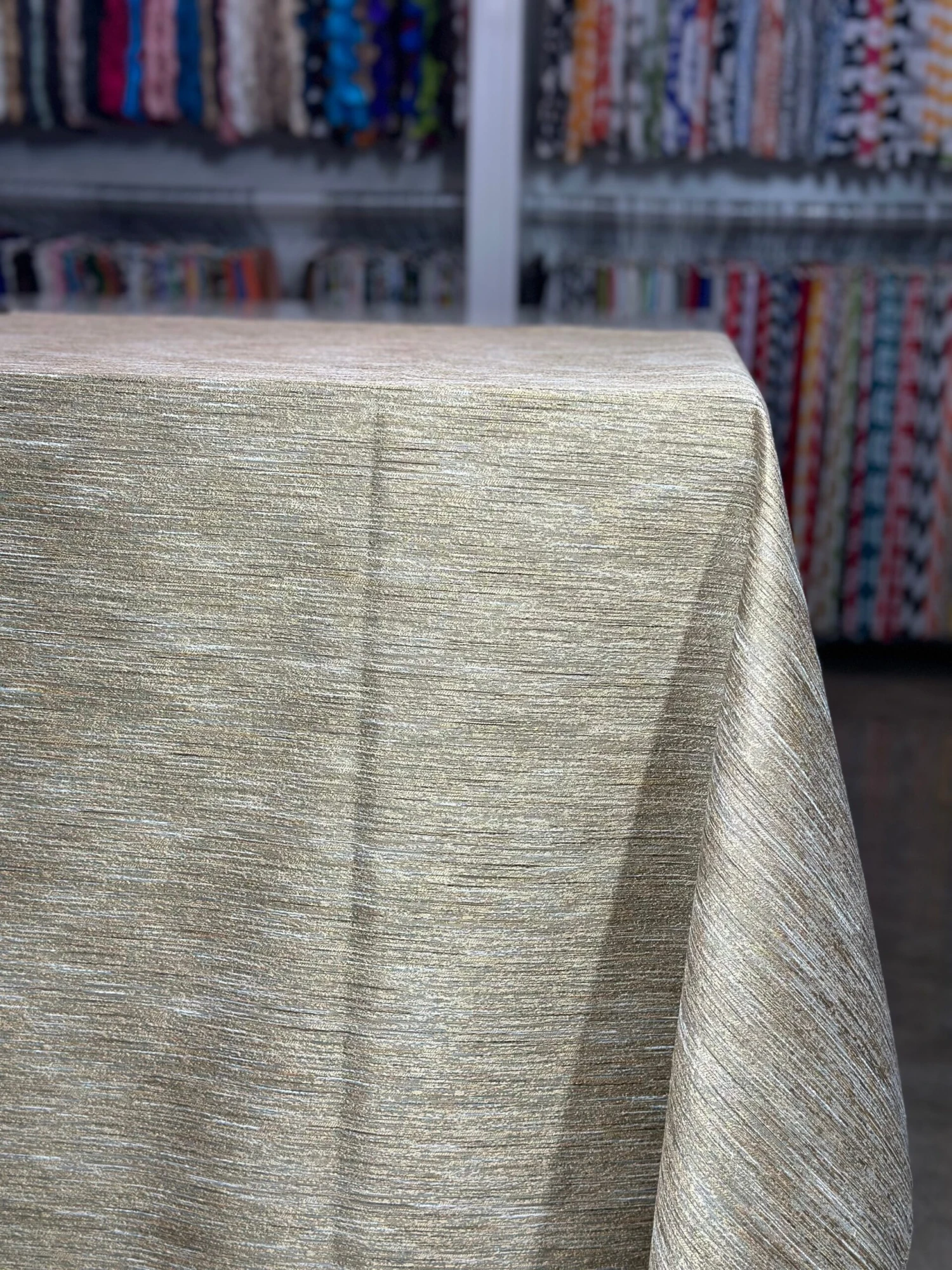 Sterling Jacquard Table Linen In Gold 3 Sterling Jacquard Table Linen In Gold - Image 3