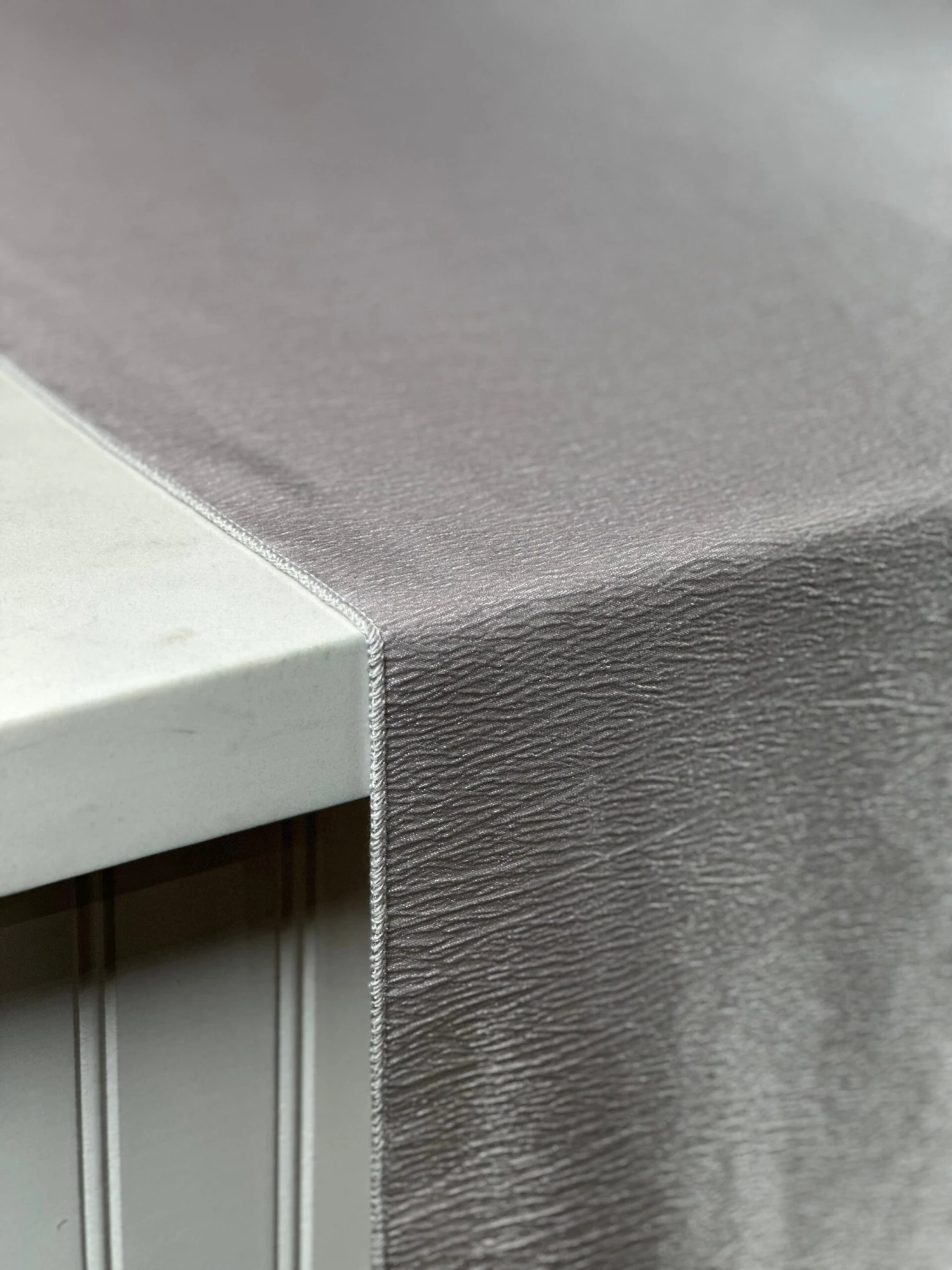 5pcs - Luxury Satin Table Linen 90" Round - Charcoal 10 5pcs - Luxury Satin Table Linen 90" Round - Charcoal - Image 10