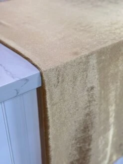 Lush Velvet Table Linen In Gold -Urquid Linen Shop PhotoJul262023 112332AM