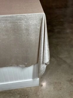 Lush Velvet Table Linen In Bone -Urquid Linen Shop PhotoJul262023 114043AM