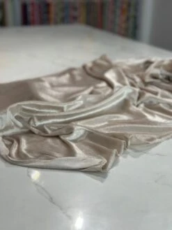 Lush Velvet Table Linen In Bone -Urquid Linen Shop PhotoJul262023 114119AM