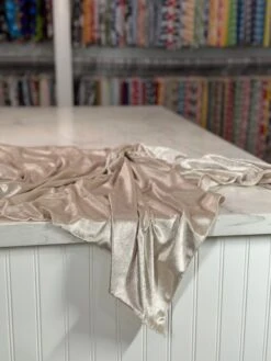 Lush Velvet Table Linen In Bone -Urquid Linen Shop PhotoJul262023 114155AM