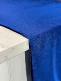 Lush Velvet Table Linen In Navy 12 Lush Velvet Table Linen In Navy -Urquid Linen Shop PhotoJul262023 114637AM