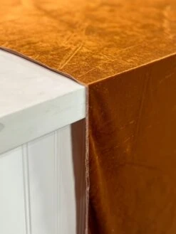 Lush Velvet Table Linen In Rust -Urquid Linen Shop PhotoJul262023 115254AM
