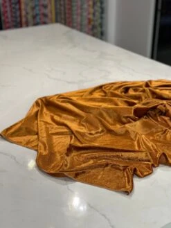 Lush Velvet Table Linen In Rust -Urquid Linen Shop PhotoJul262023 115314AM