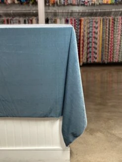 1pc - Lush Velvet Table Linen In Copen Perry (120" Round) -Urquid Linen Shop PhotoJul262023 115408AM