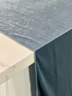 1pc - Lush Velvet Table Linen In Copen Perry (120" Round) -Urquid Linen Shop PhotoJul262023 115418AM