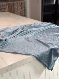 1pc - Lush Velvet Table Linen In Copen Perry (120" Round) -Urquid Linen Shop PhotoJul262023 115449AM