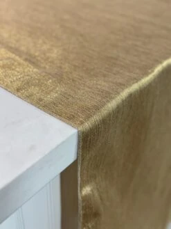 1pc - Metallic Burlap Table Linen In Antique Gold/Gold (90"x156" Banquet) -Urquid Linen Shop PhotoJul262023 123102PM