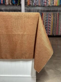 Imitation Burlap Table Linen In Honey -Urquid Linen Shop PhotoJul262023 20433PM