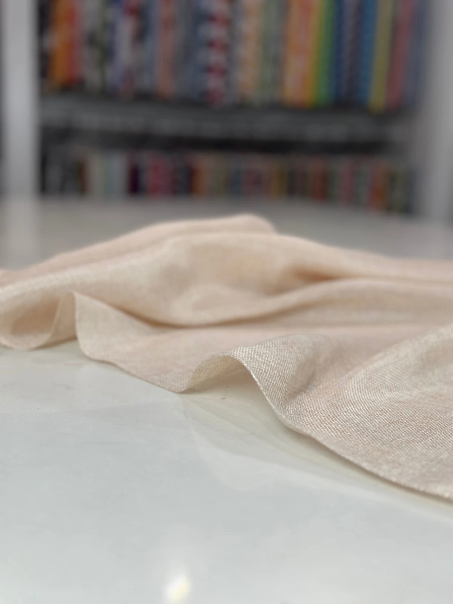 1pc - Imitation Burlap Table Linen 132" Round - Sand 8 1pc - Imitation Burlap Table Linen 132" Round - Sand - Image 8