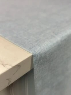 Imitation Burlap Table Linen In LT Blue -Urquid Linen Shop PhotoJul262023 21645PM