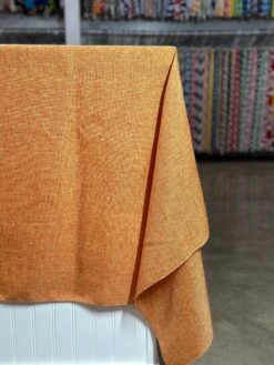 1pc. - Imitation Burlap Table Linen In Tangerine (120" Round) -Urquid Linen Shop PhotoJul262023 23638PM